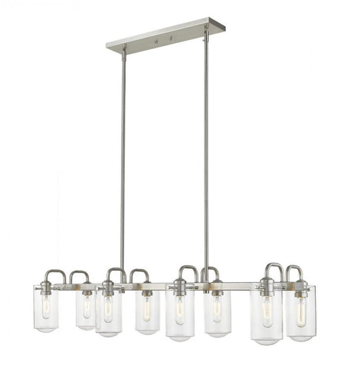 8 Light Linear Chandelier | 471-8L-BN