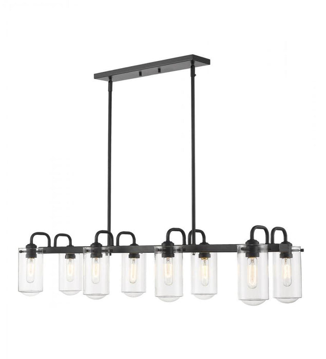 8 Light Linear Chandelier | 471-8L-MB