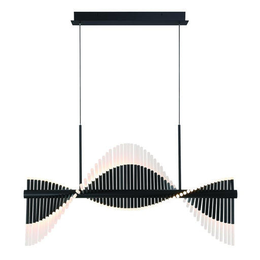 Voltik 40" Led Chandelier In Black | 47125-025