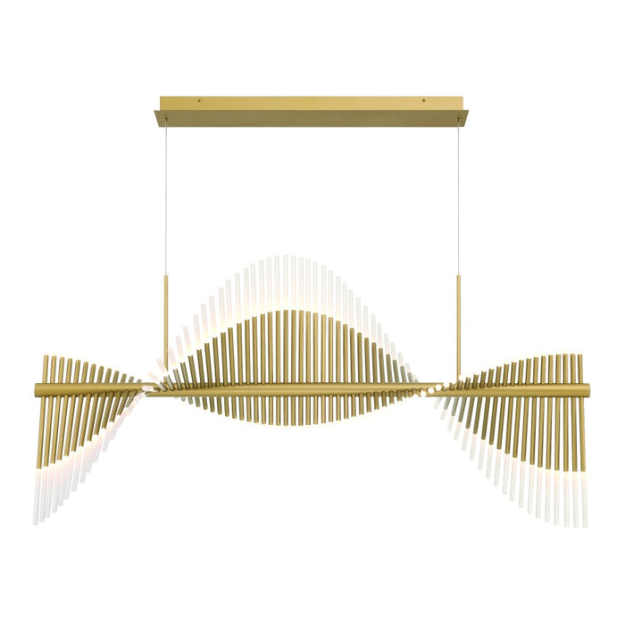 Voltik 59" Led Chandelier In Gold | 47126-015