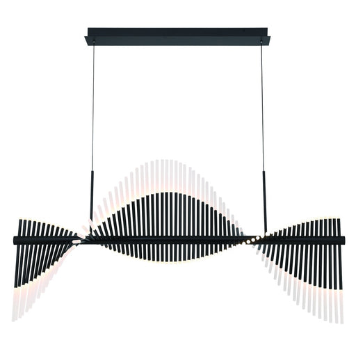 Voltik 59" Led Chandelier In Black | 47126-022