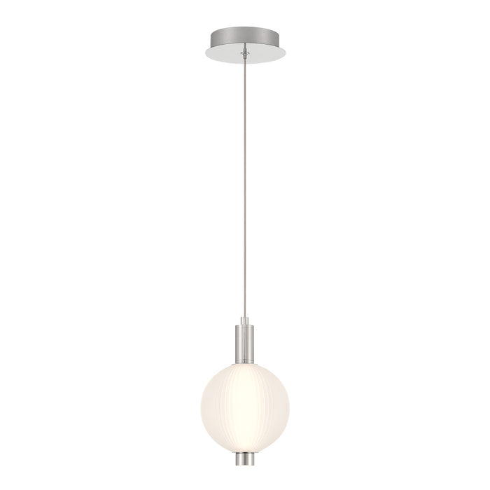 Palmas 10" Led Pendant In Nickel | 47189-027