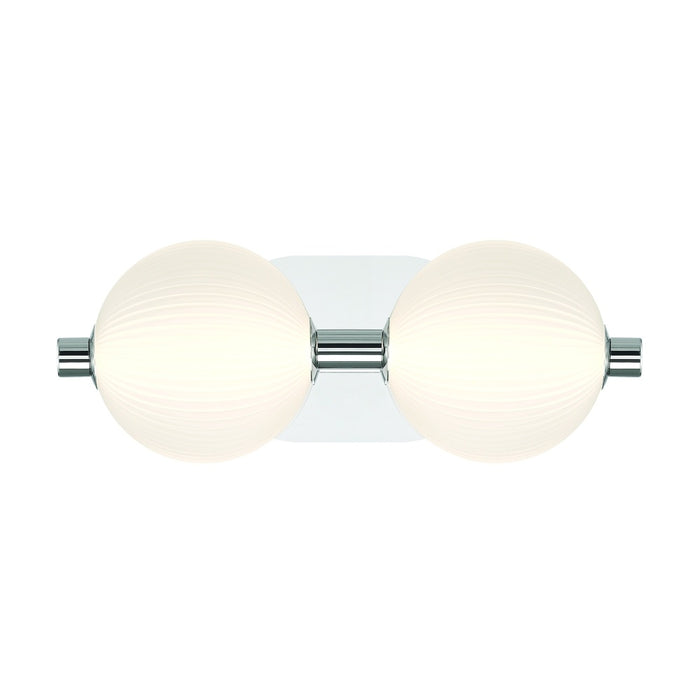 Palmas 2 Light Vanity In Nickel | 47192-027