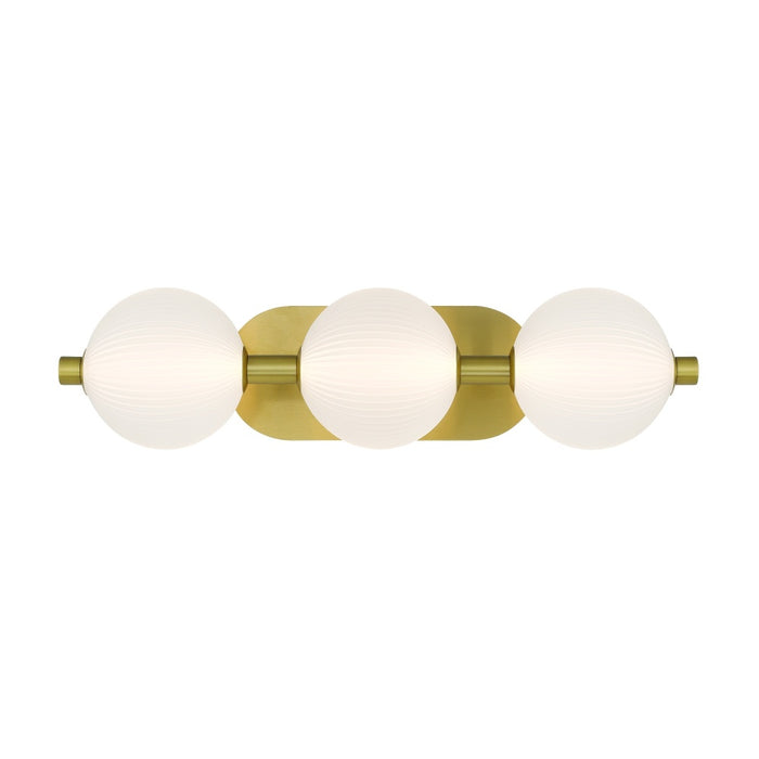 Palmas 3 Light Vanity In Gold | 47193-017