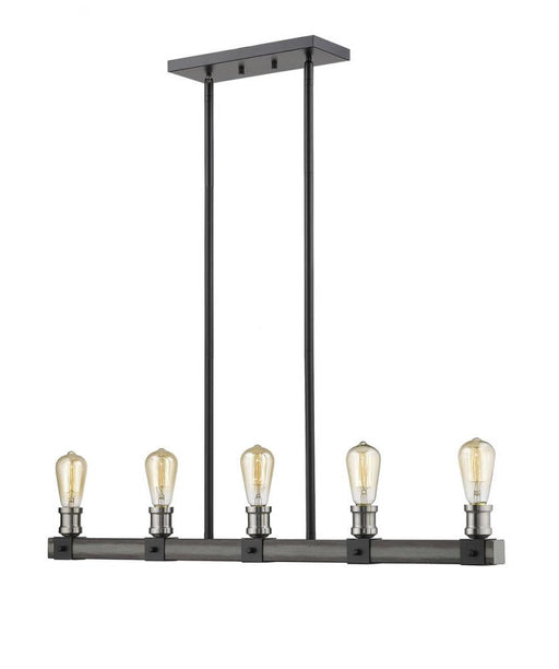 5 Light Linear Chandelier | 472-5L-ABB
