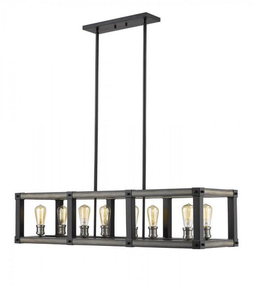 8 Light Linear Chandelier | 472-8L-ABB