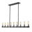 9 Light Linear Chandelier | 472-9L-ABB