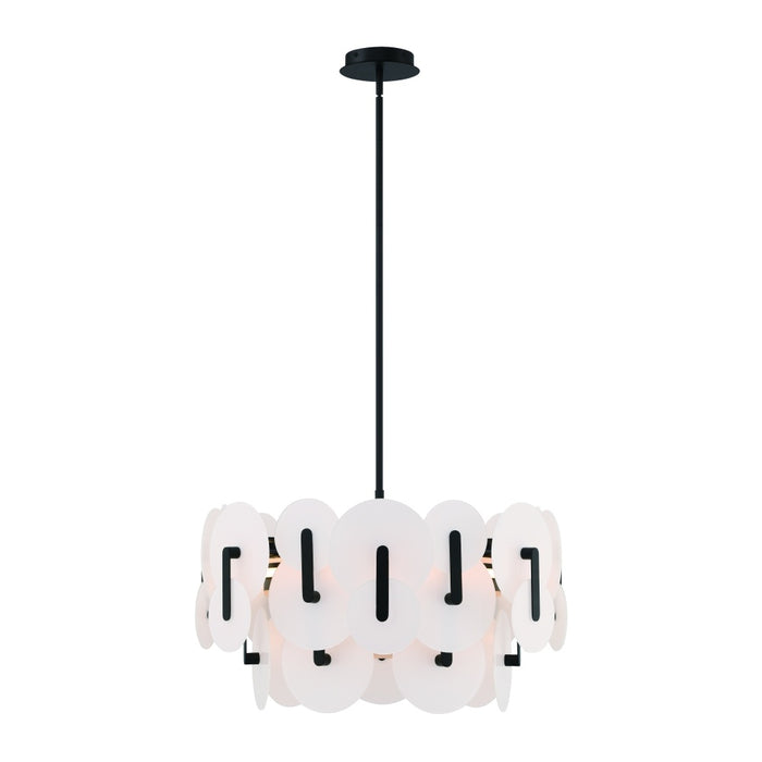Nuvola 24" Led Chandelier In Black | 47209-022