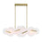 Nuvola 56" Led Chandelier In Gold | 47210-011