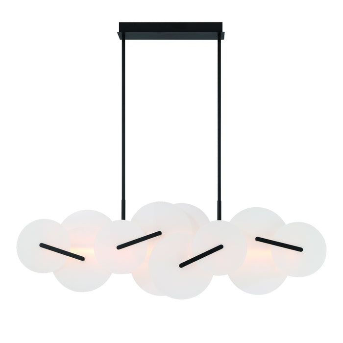 Nuvola 56" Led Chandelier In Black | 47210-028