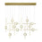 Barletta 53" Led Chandelier In Gold | 47256-019