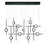 Barletta 53" Led Chandelier In Black | 47256-026