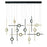 Barletta 53" Led Chandelier In Gold And Black | 47256-033