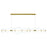 Atomo 74" Led Chandelier In Gold With Clear Glass | 47257-016