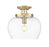 1 Light Semi Flush Mount | 473SF13-BBR