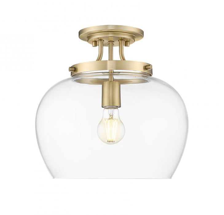 1 Light Semi Flush Mount | 473SF13-BBR
