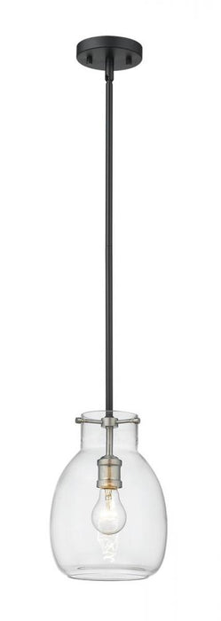 1 Light Pendant | 476MP-ROD-MB-BN
