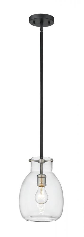 1 Light Pendant | 476MP-ROD-MB-BN