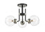 3 Light Semi Flush Mount | 477-3SF-MB-BN