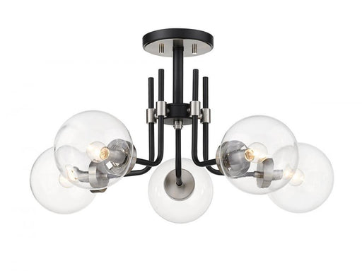 5 Light Semi Flush Mount | 477-5SF-MB-BN