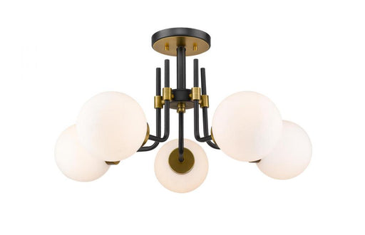 5 Light Semi Flush Mount | 477-5SF-MB-OBR
