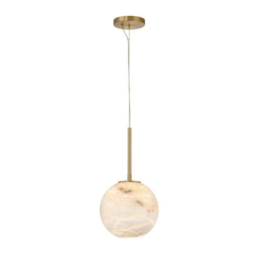 Kepler 8" Led Pendant In Gold | 47748-019
