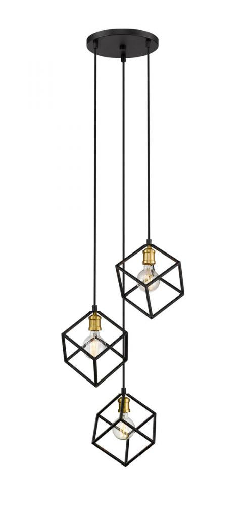 3 Light Chandelier | 478-3BRZ-OBR