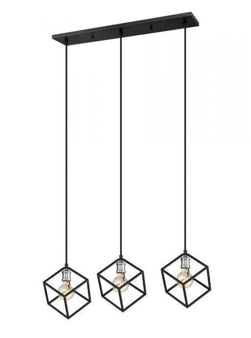 3 Light Linear Chandelier | 478-3L-MB-BN