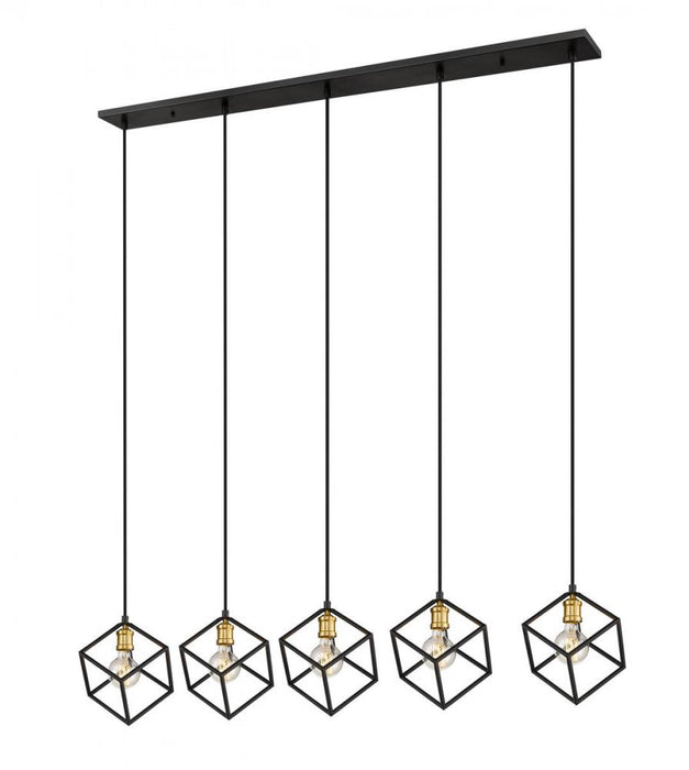 5 Light Linear Chandelier | 478-5L-BRZ-OBR
