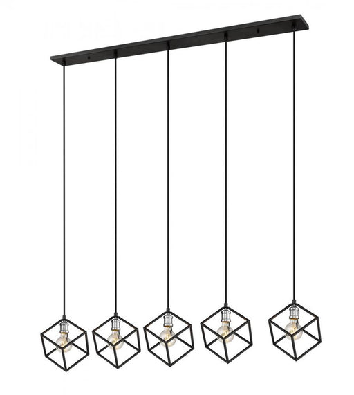 5 Light Linear Chandelier | 478-5L-MB-BN