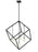 4 Light Chandelier | 478P34-MB-BN