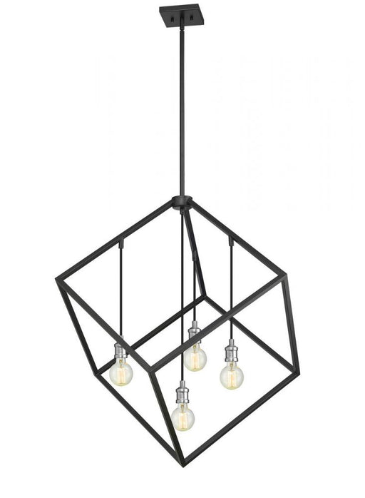 4 Light Chandelier | 478P34-MB-BN