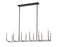 12 Light Linear Chandelier | 479-12L-MB-BN
