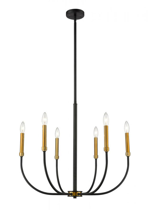 6 Light Chandelier | 479-6MB-OBR