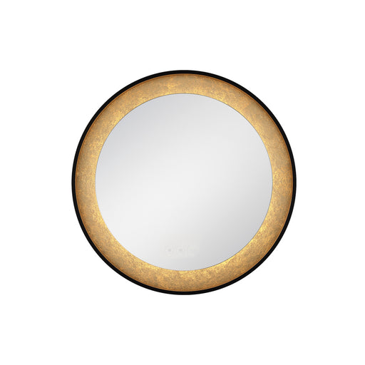 Anya 30" Round Led Mirror In Black | 48086-011