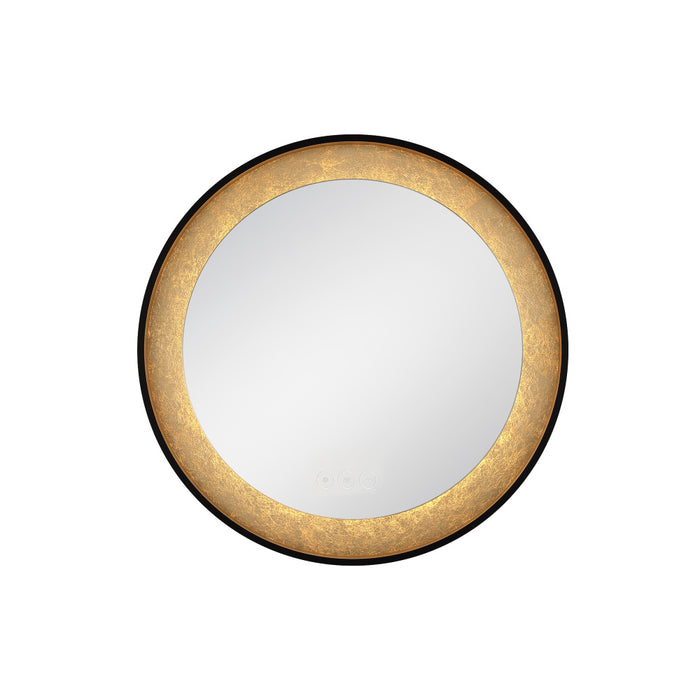 Anya 30" Round Led Mirror In Black | 48086-011