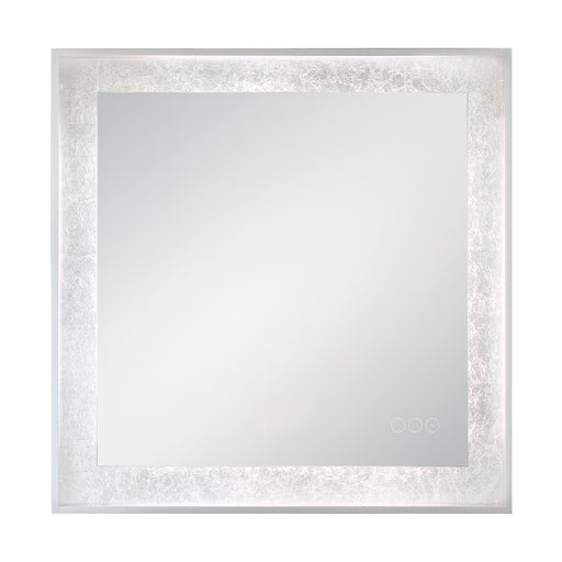 Anya 32" Square Led Mirror In Silver | 48087-018