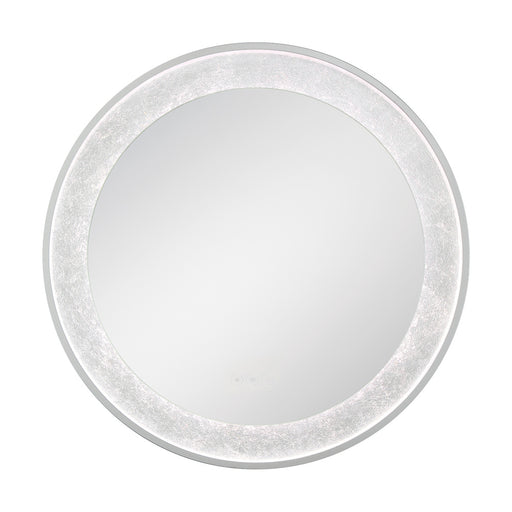 Anya 30" Round Led Mirror In Silver | 48088-015
