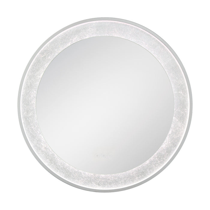 Anya 30" Round Led Mirror In Silver | 48088-015