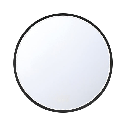 Cerissa 30" Round Mirror In Black | 48094-016