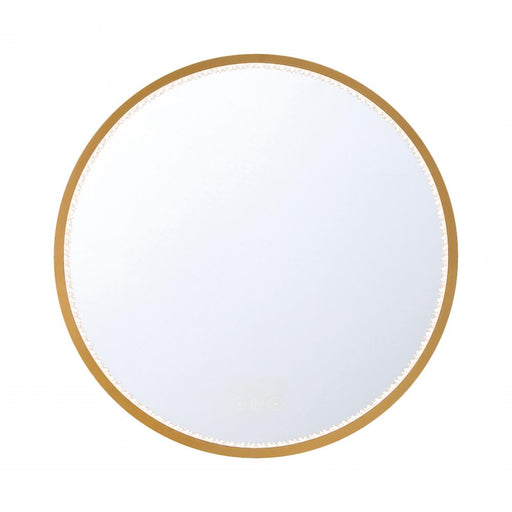 Eurofase Cerissa 30" Round Mirror in Gold