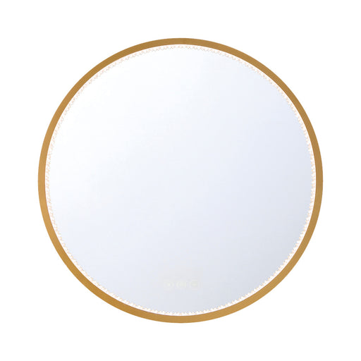 Cerissa 30" Round Mirror In Gold | 48094-023