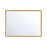 Cerissa 30" Rectangular Mirror In Gold | 48095-020