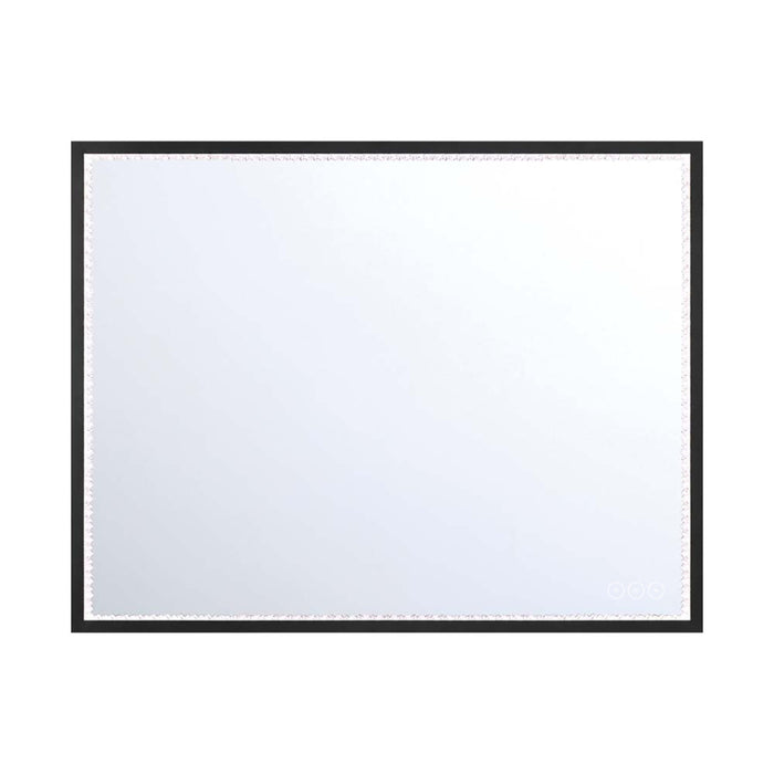 Cerissa 36" Rectangular Mirror In Black | 48096-010
