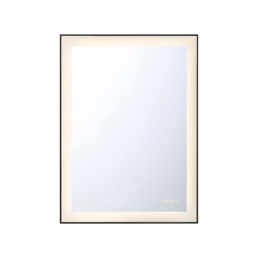 Lenora 30" Rectangular Mirror In Black | 48101-028