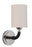 Craftmade Huxley 1 Light Wall Sconce in Polished Nickel
