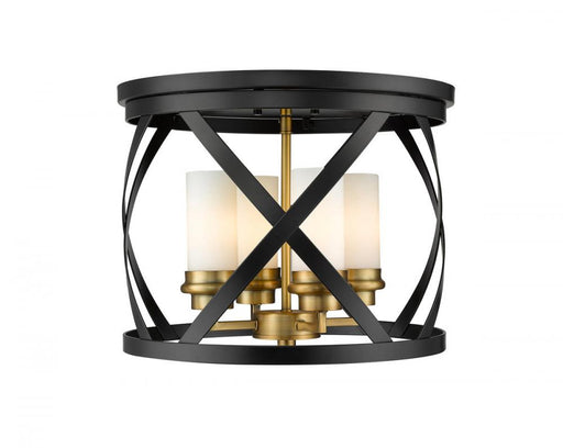 4 Light Flush Mount | 481F16-MB-OBR