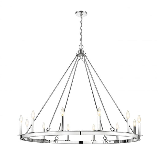 12 Light Chandelier | 482R-12PN