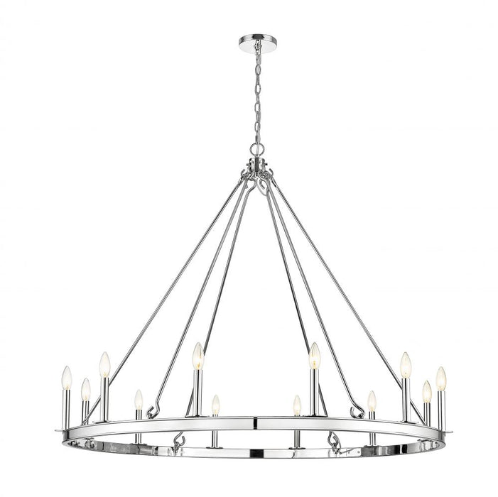 12 Light Chandelier | 482R-12PN