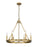 6 Light Chandelier | 482R-6OBR